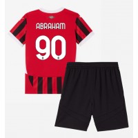 Dječji Nogometni Dres AC Milan Tammy Abraham #90 Domaci 2024-25 Kratak Rukav (+ Kratke hlače)